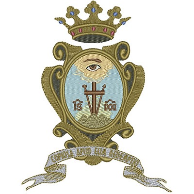 Matriz de matriz Matriz De Bordado Escudo Santíssimo Redentor